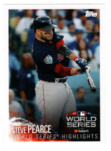 Load image into Gallery viewer, Steve Pearce - Steven Matz - World Series Highlights (MLB Baseball Card) 2019 Topps Stickers # 3 Mint
