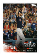 Load image into Gallery viewer, Chris Sale - Eloy Jimenez - World Series Highlights (MLB Baseball Card) 2019 Topps Stickers # 4 Mint
