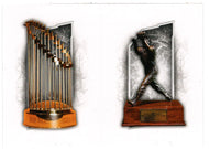 Odubel Herrera - World Series MVP Trophy (MLB Baseball Card) 2019 Topps Stickers # 5 - 6 Mint