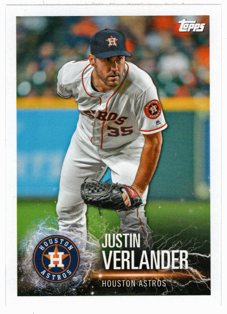 Justin Verlander - Houston Astros (MLB Baseball Card) 2019 Topps Stickers # 42 Mint