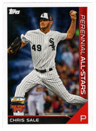 Chris Sale - Miles Mikolas (MLB Baseball Card) 2019 Topps Stickers # 48 Mint