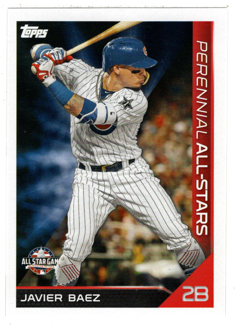 Javier Baez - Nathan Eovaldi (MLB Baseball Card) 2019 Topps Stickers # 50 Mint