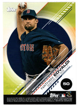 Load image into Gallery viewer, Javier Baez - Nathan Eovaldi (MLB Baseball Card) 2019 Topps Stickers # 50 Mint
