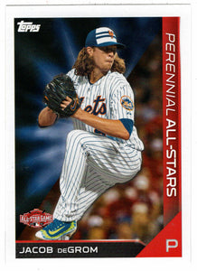 Jacob deGrom - Steve Pearce (MLB Baseball Card) 2019 Topps Stickers # 51 Mint