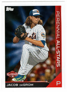 Jacob deGrom - Steve Pearce (MLB Baseball Card) 2019 Topps Stickers # 51 Mint