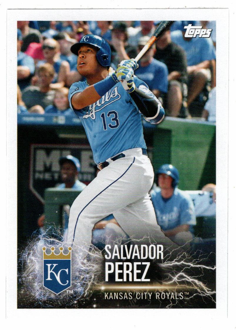 Salvador Perez - Anthony Rizzo (MLB Baseball Card) 2019 Topps Stickers # 58 Mint