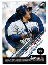 Load image into Gallery viewer, Salvador Perez - Anthony Rizzo (MLB Baseball Card) 2019 Topps Stickers # 58 Mint
