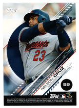 Load image into Gallery viewer, Whit Merrifield - Nelson Cruz (MLB Baseball Card) 2019 Topps Stickers # 59 Mint
