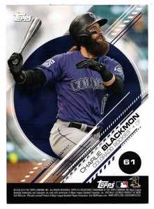 Brett Phillips - Charlie Blackmon (MLB Baseball Card) 2019 Topps Stickers # 61 Mint