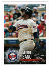 Load image into Gallery viewer, Miguel Sano - Jean Segura (MLB Baseball Card) 2019 Topps Stickers # 71 Mint

