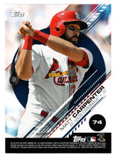 Load image into Gallery viewer, Luis Severino - Matt Carpenter (MLB Baseball Card) 2019 Topps Stickers # 74 Mint
