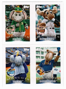 Felix Hernandez - Mascots: Stomper - Mariner Moose - Raymond - Rangers Captain (MLB Baseball Card) 2019 Topps Stickers # 76 Mint