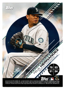 Felix Hernandez - Mascots: Stomper - Mariner Moose - Raymond - Rangers Captain (MLB Baseball Card) 2019 Topps Stickers # 76 Mint