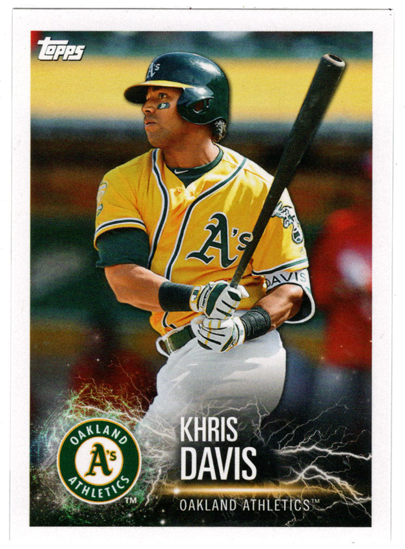Khris Davis - Carlos Correa (MLB Baseball Card) 2019 Topps Stickers # 77 Mint