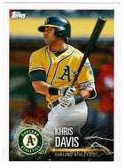 Khris Davis - Carlos Correa (MLB Baseball Card) 2019 Topps Stickers # 77 Mint
