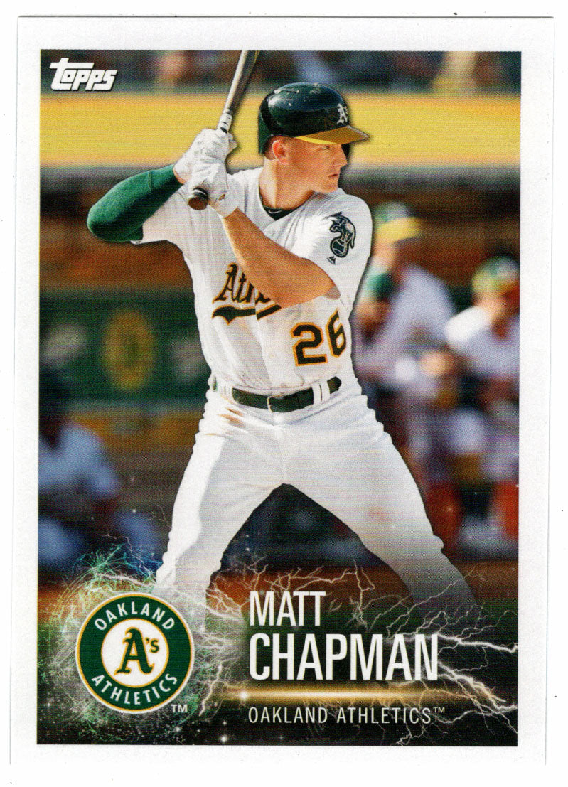 Matt Chapman - Blake Snell (MLB Baseball Card) 2019 Topps Stickers # 79 Mint