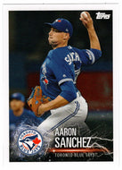 Aaron Sanchez - Carlos Carrasco (MLB Baseball Card) 2019 Topps Stickers 98 Mint