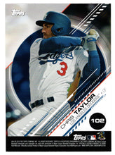Load image into Gallery viewer, Gleyber Torres - Chris Taylor - Rookie &amp; Rising Stars (MLB Baseball Card) 2019 Topps Stickers 102 Mint

