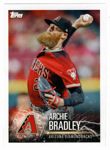 Archie Bradley - Jack Flaherty (MLB Baseball Card) 2019 Topps Stickers 137 Mint