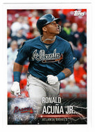 Ronald Acuña Jr. - Travis Shaw (MLB Baseball Card) 2019 Topps Stickers 142 Mint