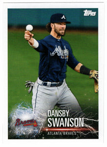 Dansby Swanson - James Paxton (MLB Baseball Card) 2019 Topps Stickers 144 Mint