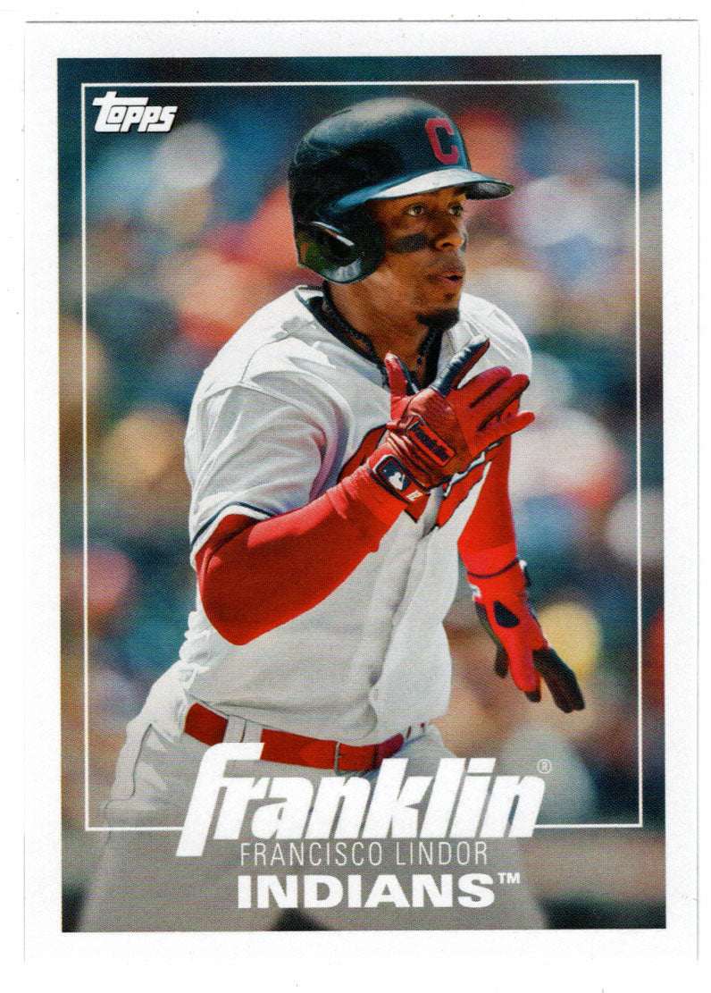Francisco Lindor - Matt Olson (MLB Baseball Card) 2019 Topps Stickers 159 Mint