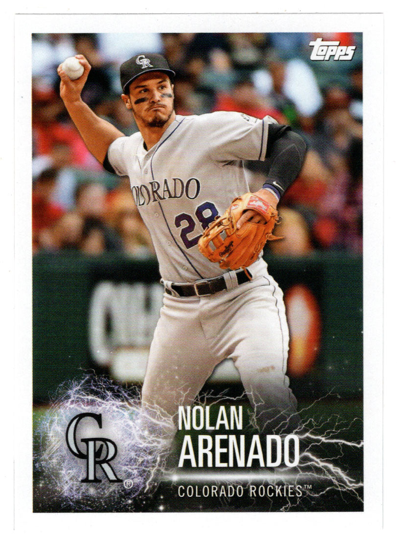 Nolan Arenado - Edwin Diaz (MLB Baseball Card) 2019 Topps Stickers 164 Mint