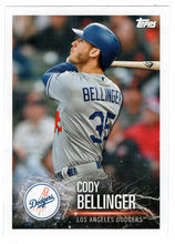 Load image into Gallery viewer, Cody Bellinger - Mike Moustakas (MLB Baseball Card) 2019 Topps Stickers 169 Mint
