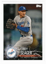 Load image into Gallery viewer, Corey Seager - Michael Brantley (MLB Baseball Card) 2019 Topps Stickers 172 Mint
