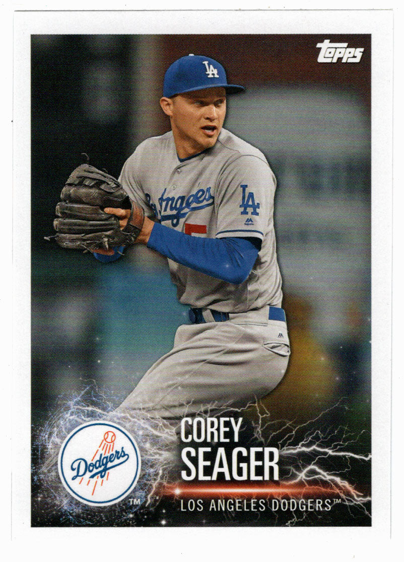 Corey Seager - Michael Brantley (MLB Baseball Card) 2019 Topps Stickers 172 Mint