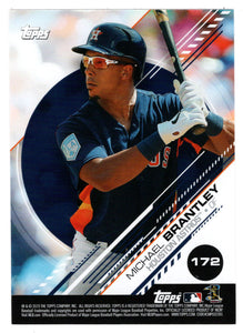 Corey Seager - Michael Brantley (MLB Baseball Card) 2019 Topps Stickers 172 Mint
