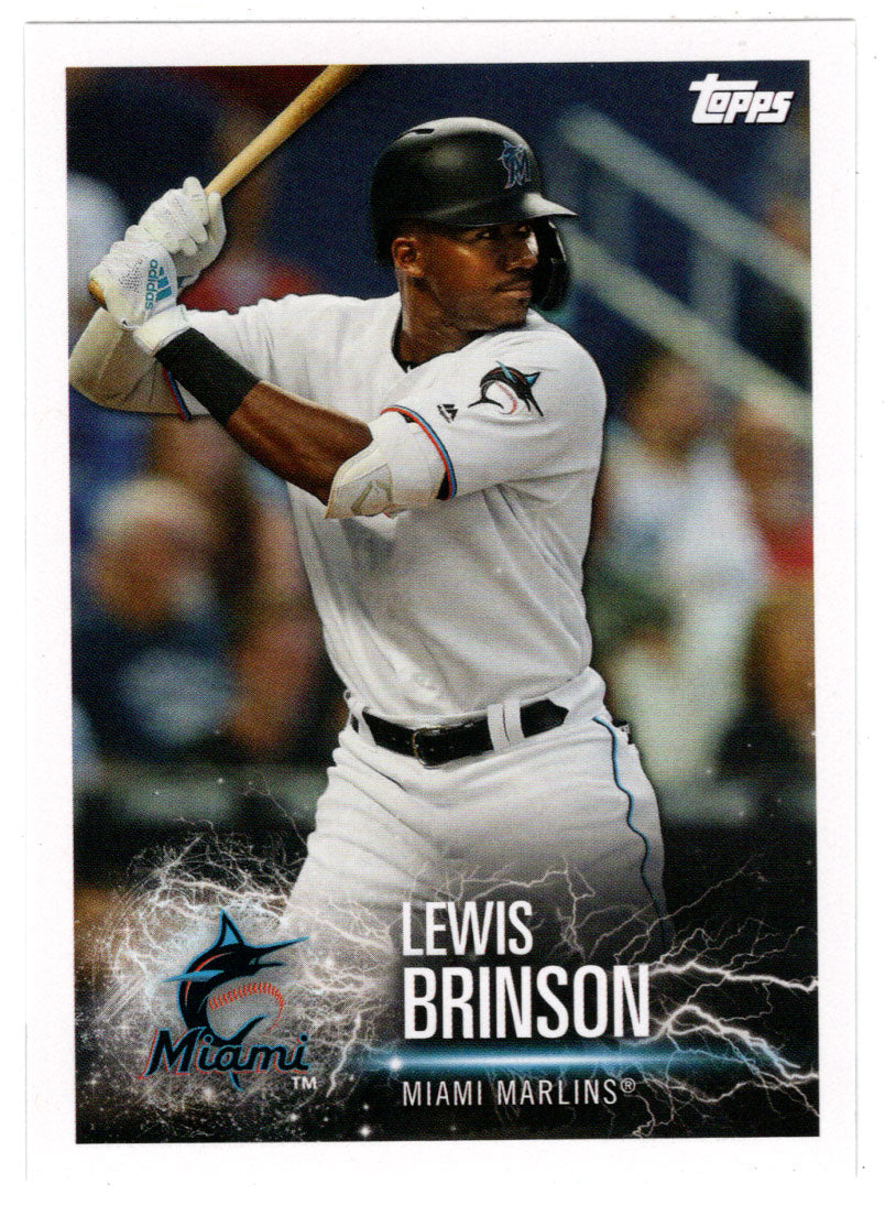 Lewis Brinson - Charlie Morton (MLB Baseball Card) 2019 Topps Stickers 177 Mint