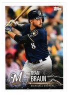 Jon Lester - Ryan Braun (MLB Baseball Card) 2019 Topps Stickers 180 Mint
