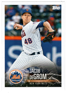 Jacob deGrom - Stephen Strasburg (MLB Baseball Card) 2019 Topps Stickers # 195 Mint