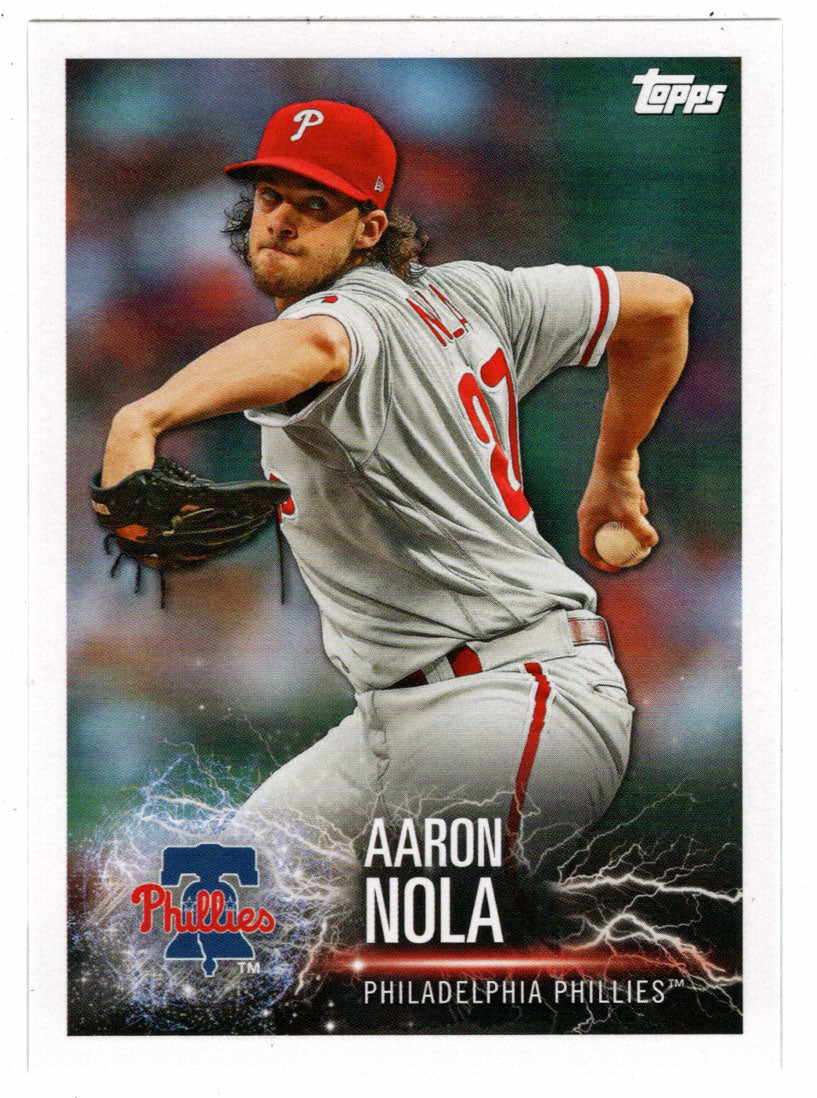 Aaron Nola - Wil Myers (MLB Baseball Card) 2019 Topps Stickers # 204 Mint