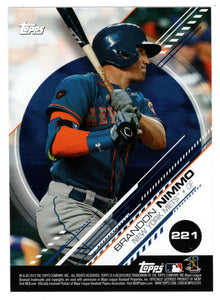 Luis Urias - Brandon Nimmo - Rookie & Rising Stars (MLB Baseball Card) 2019 Topps Stickers 221 Mint