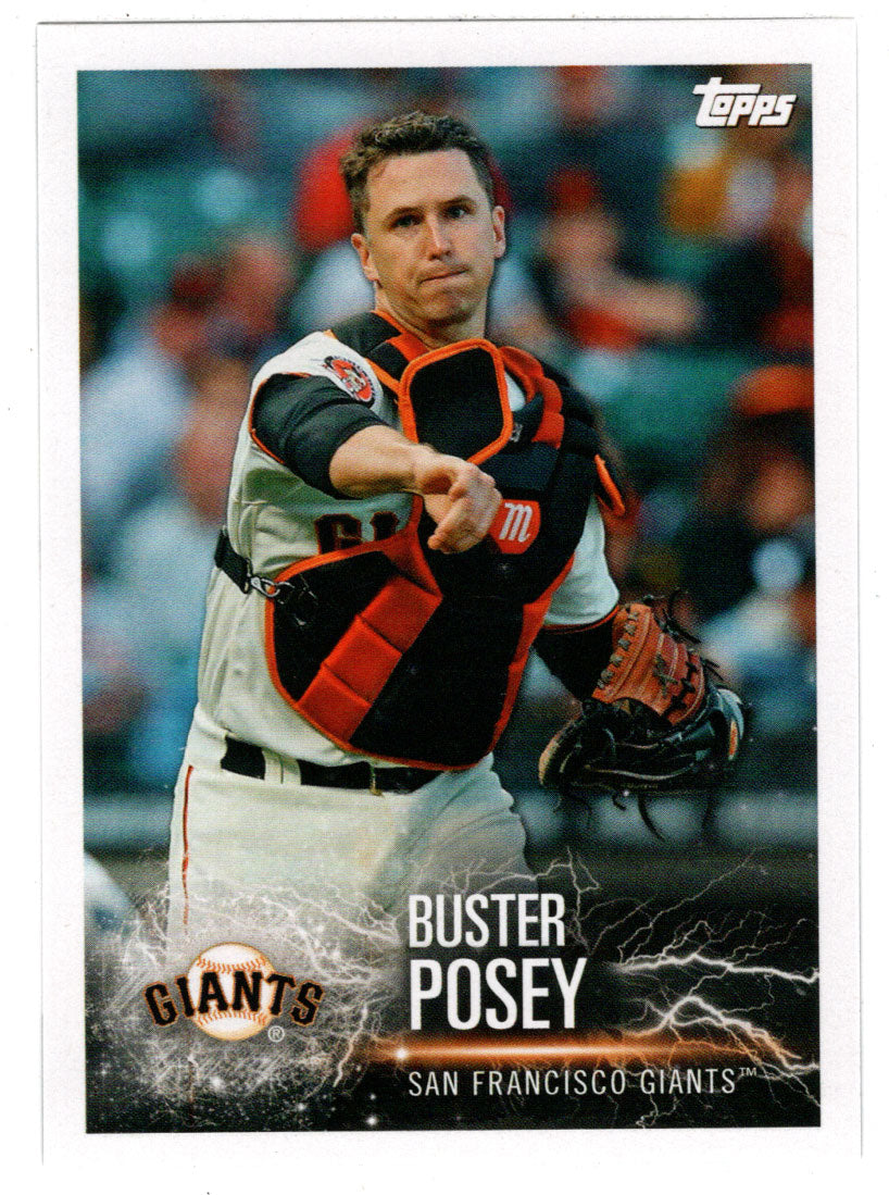 Buster Posey - Jed Lowrie (MLB Baseball Card) 2019 Topps Stickers 223 Mint