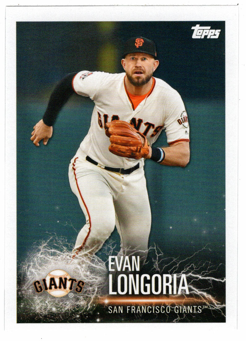 Evan Longoria - Zack Wheeler (MLB Baseball Card) 2019 Topps Stickers 226 Mint