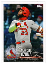 Load image into Gallery viewer, Marcell Ozuna - David Peralta (MLB Baseball Card) 2019 Topps Stickers 230 Mint
