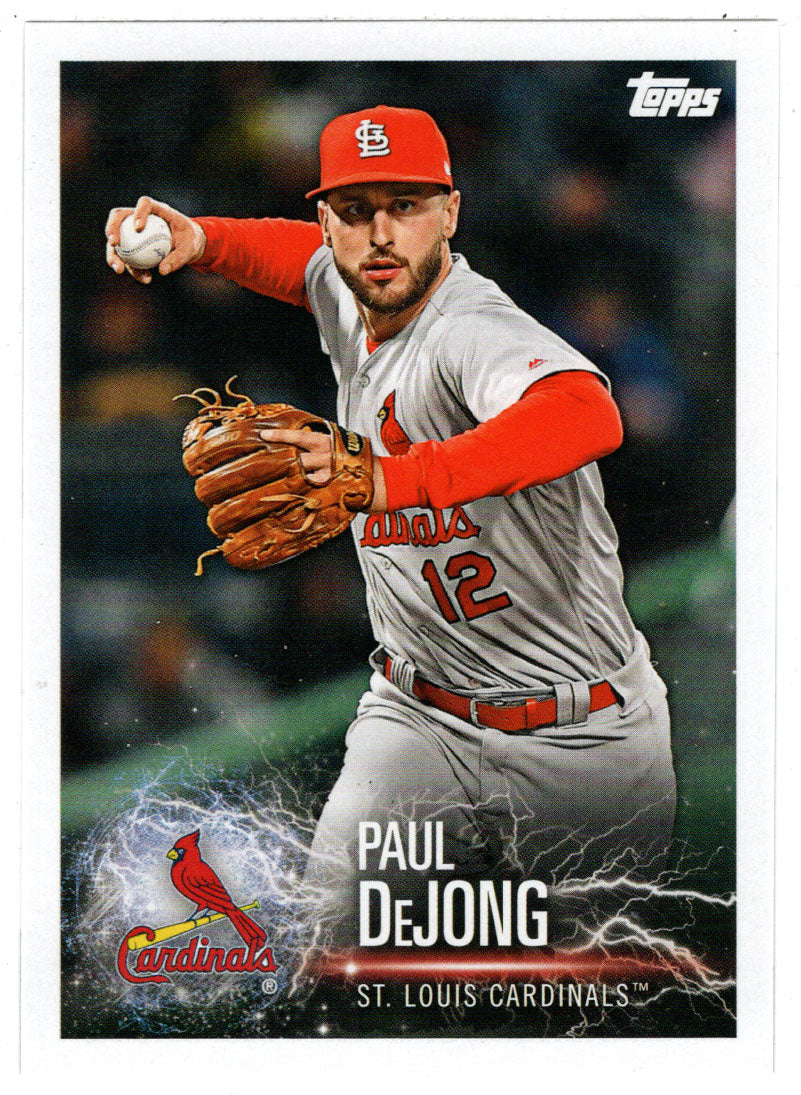 Paul DeJong - Yasiel Puig (MLB Baseball Card) 2019 Topps Stickers 231 Mint