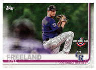 Kyle Freeland - Colorado Rockies (MLB Baseball Card) 2019 Topps Opening Day # 2 Mint