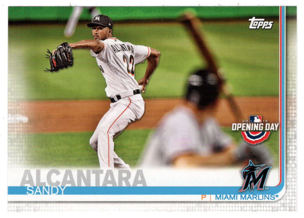 Sandy Alcantara - Miami Marlins (MLB Baseball Card) 2019 Topps Opening Day # 17 Mint