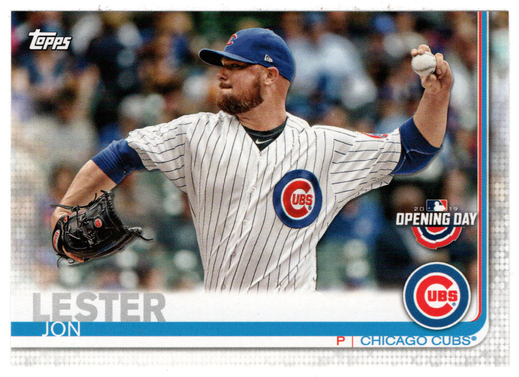Jon Lester - Chicago Cubs (MLB Baseball Card) 2019 Topps Opening Day # 20 Mint