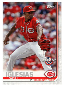 Raisel Iglesias - Cincinnati Reds (MLB Baseball Card) 2019 Topps Opening Day # 27 Mint