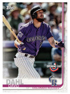 David Dahl - Colorado Rockies (MLB Baseball Card) 2019 Topps Opening Day # 29 Mint