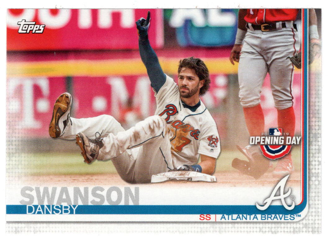 Dansby Swanson - Atlanta Braves (MLB Baseball Card) 2019 Topps Opening Day # 38 Mint
