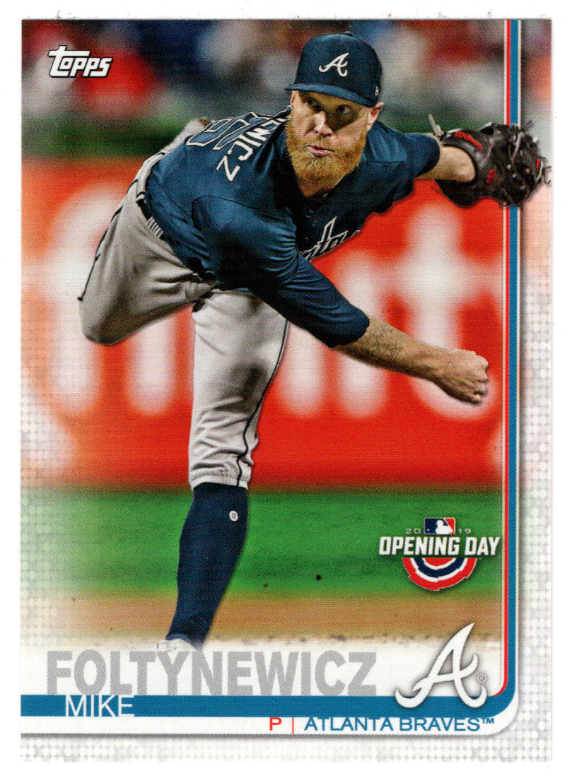 Mike Foltynewicz - Atlanta Braves (MLB Baseball Card) 2019 Topps Opening Day # 54 Mint