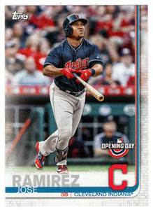 Jose Ramirez - Cleveland Indians (MLB Baseball Card) 2019 Topps Opening Day # 77 Mint