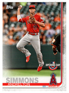 Andrelton Simmons - Los Angeles Angels (MLB Baseball Card) 2019 Topps Opening Day # 78 Mint
