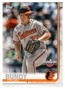 Dylan Bundy - Baltimore Orioles (MLB Baseball Card) 2019 Topps Opening Day # 80 Mint